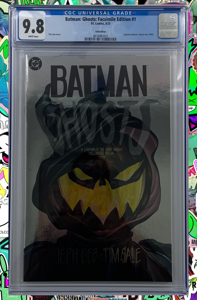 Batman Ghosts A Legends Of The Dark Knight Halloween Special Facsimile Edition #1 | Cover B Tim Sale Foil Variant | CGC 9.8