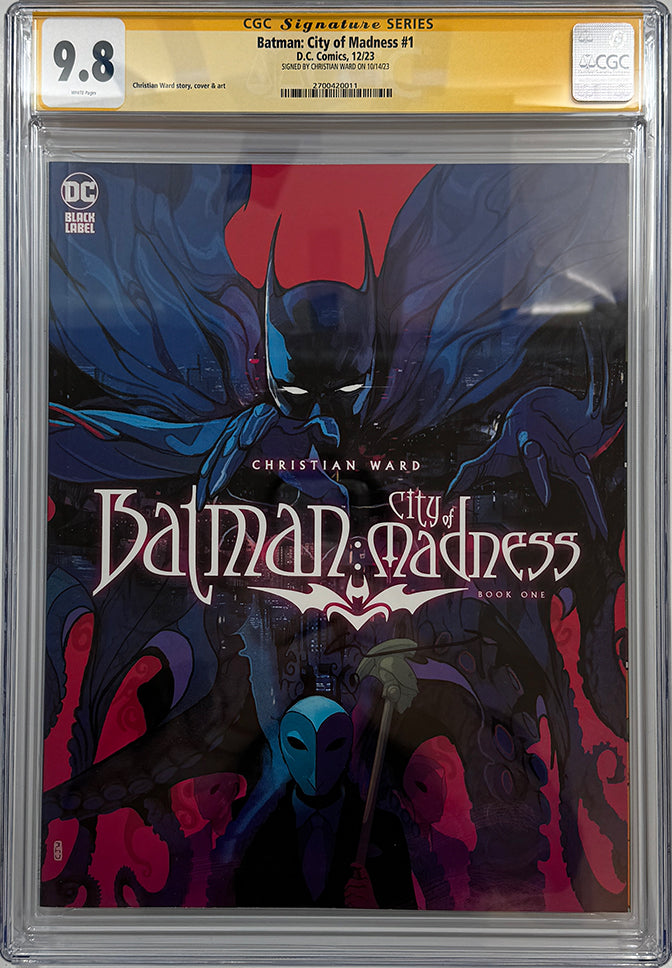 BATMAN CITY OF MADNESS #1 (OF 3) | CVR A CHRISTIAN WARD | CGC SS 9.8