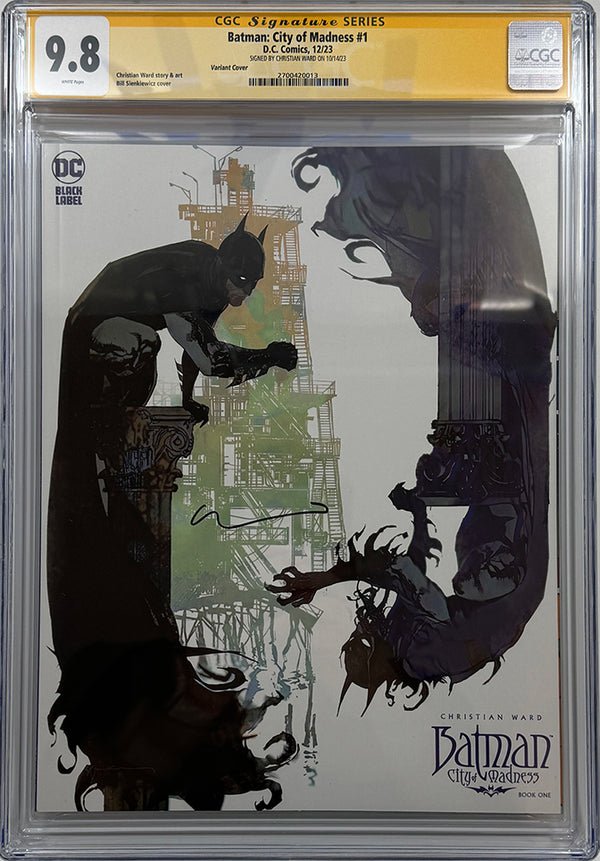 BATMAN CITY OF MADNESS #1 (OF 3) | CVR B BILL SIENKIEWICZ VAR | CGC SS 9.8