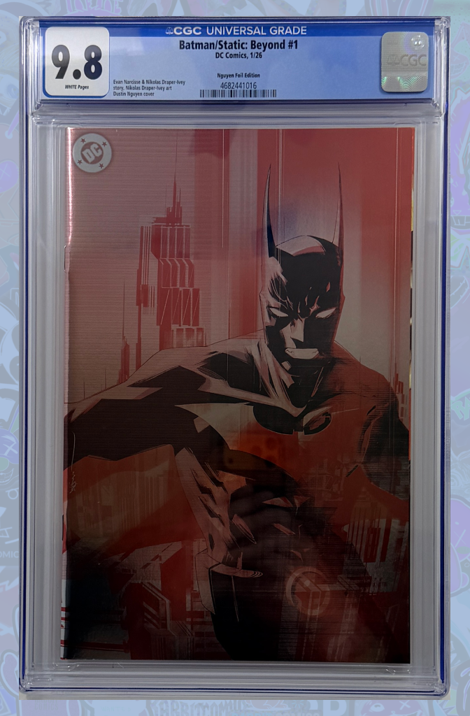 Batman Static Beyond #1 (Of 6) Cover D Dustin Nguyen Foil Variant | CGC 9.8