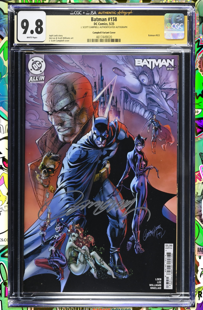 Batman #158 | Cover D J Scott Campbell Variant | CGC SS 9.8 (JSA)