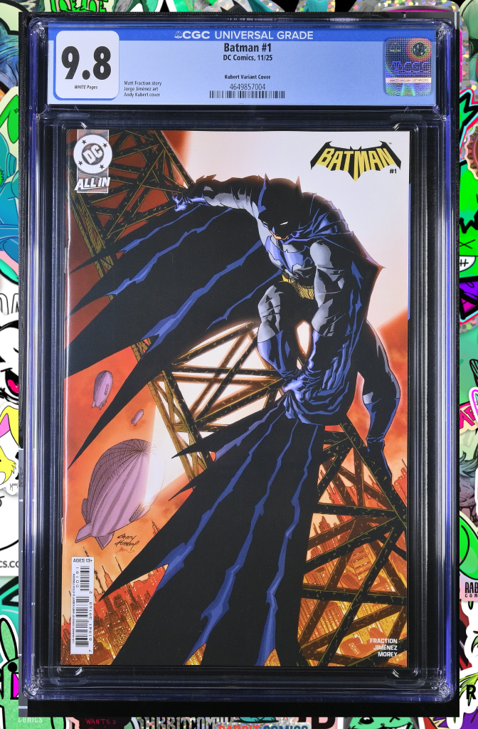 Batman #1 Cover L 1:25 Ratio Andy Kubert Card Stock Variant | CGC 9.8