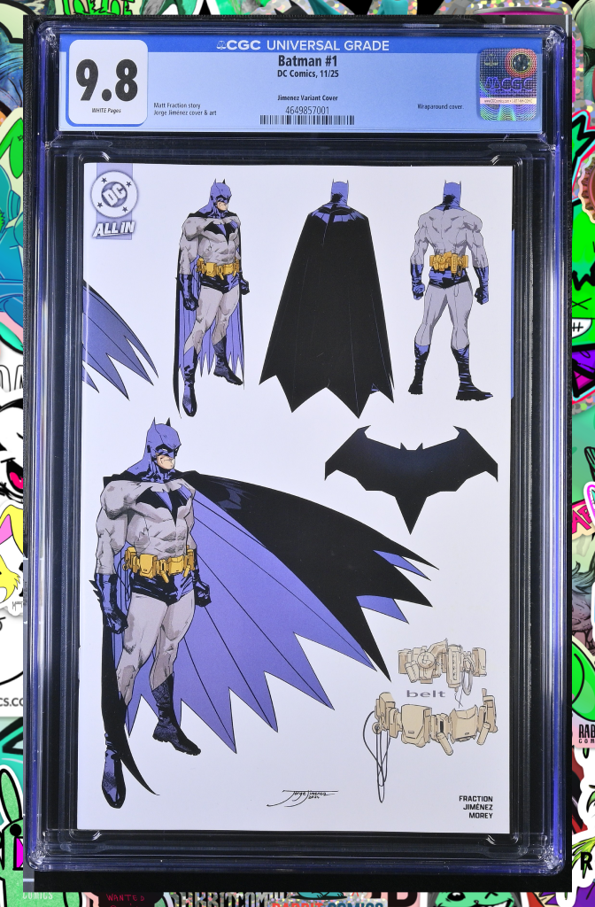 Batman #1 Cover O 1:5 Ratio  \Jimenez Design Unlock Card Stock Variant | CGC 9.8
