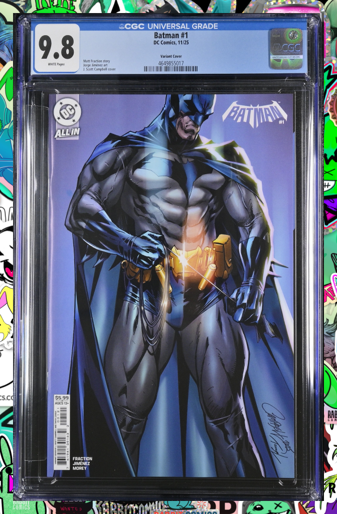 Batman #1 Cover D J Scott Campbell Card Stock Variant | CGC 9.8