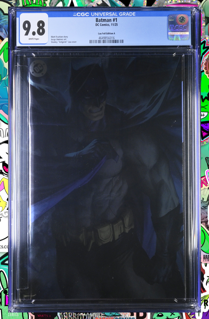 Batman #1 Cover J Stanley Artgerm Lau DC Showcase Wraparound Foil Variant | CGC 9.8