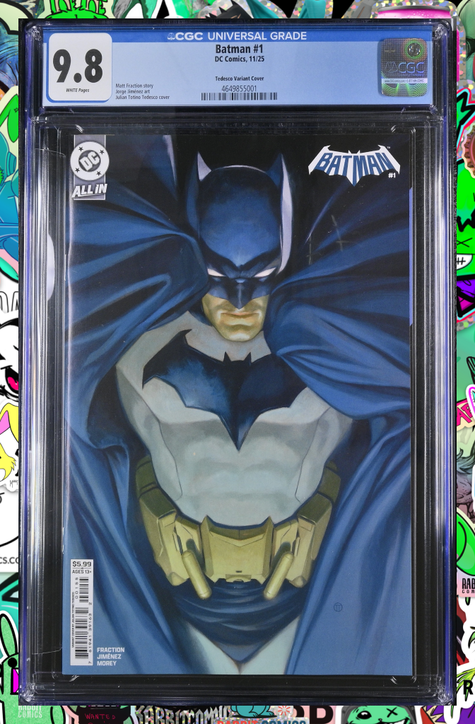 Batman #1 Cover G Julian Totino Tedesco Card Stock Variant | CGC 9.8