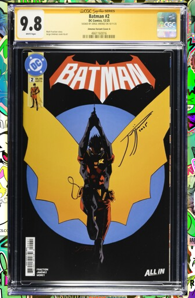 Batman #2 Cover A Jorge Jimenez Card Stock Variant | SS CGC 9.8