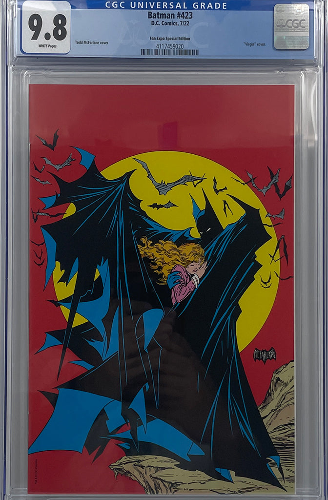 Batman #423 (2022) | Fan Expo Todd McFarlane Error Virgin Variant | CGC 9.8