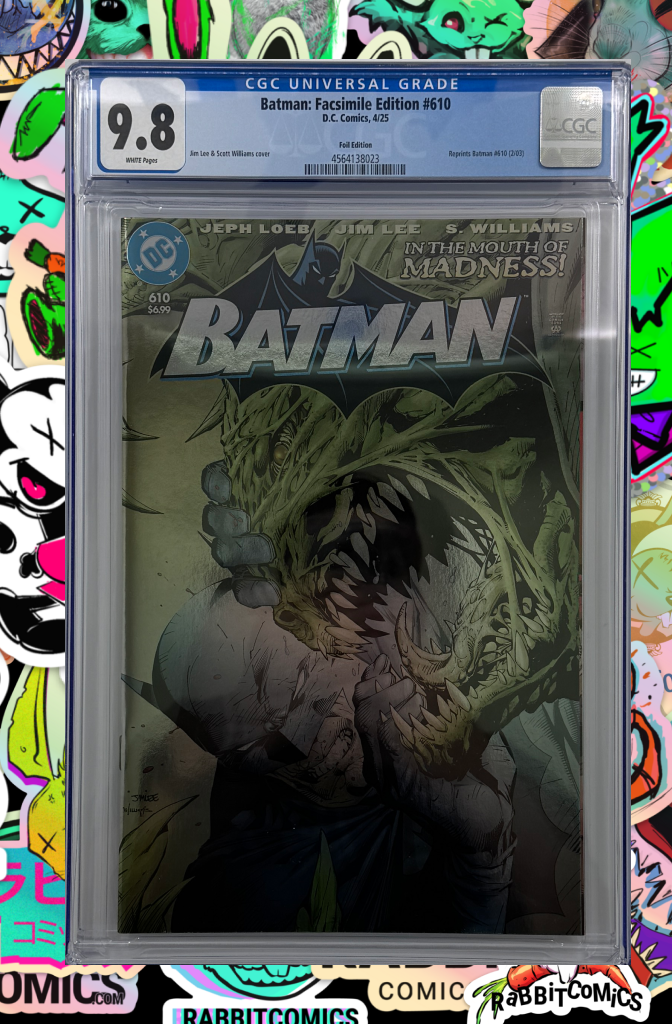 Batman #610 | Facsimile Edition Cover B Jim Lee & Scott Williams Foil Variant | CGC 9.8