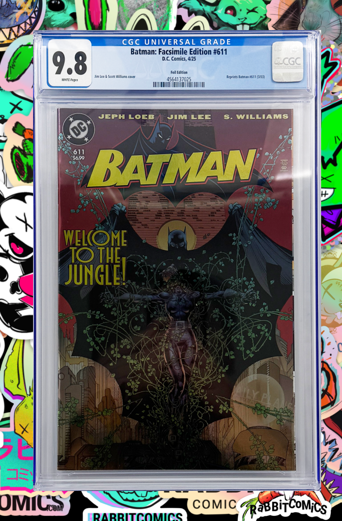 BATMAN #611 | FACSIMILE EDITION CVR B JIM LEE & SCOTT WILLIAMS FOIL VAR | CGC 9.8
