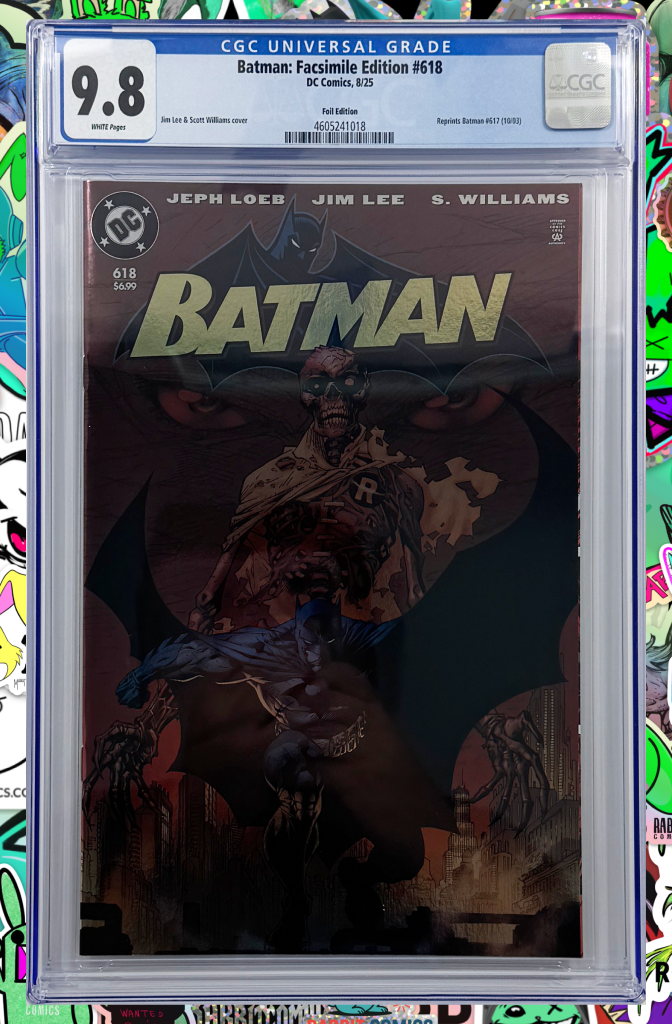 Batman #618 Facsimile Edition Cover B Jim Lee Foil Variant | CGC 9.8