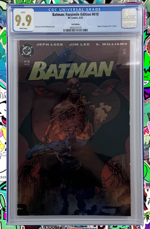 Batman #618 Facsimile Edition Cover B Jim Lee Foil Variant | CGC 9.9