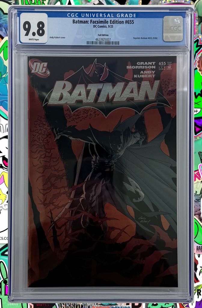 Batman #655 | Facsimile Edition Cover C Andy Kubert Foil Variant | CGC 9.8