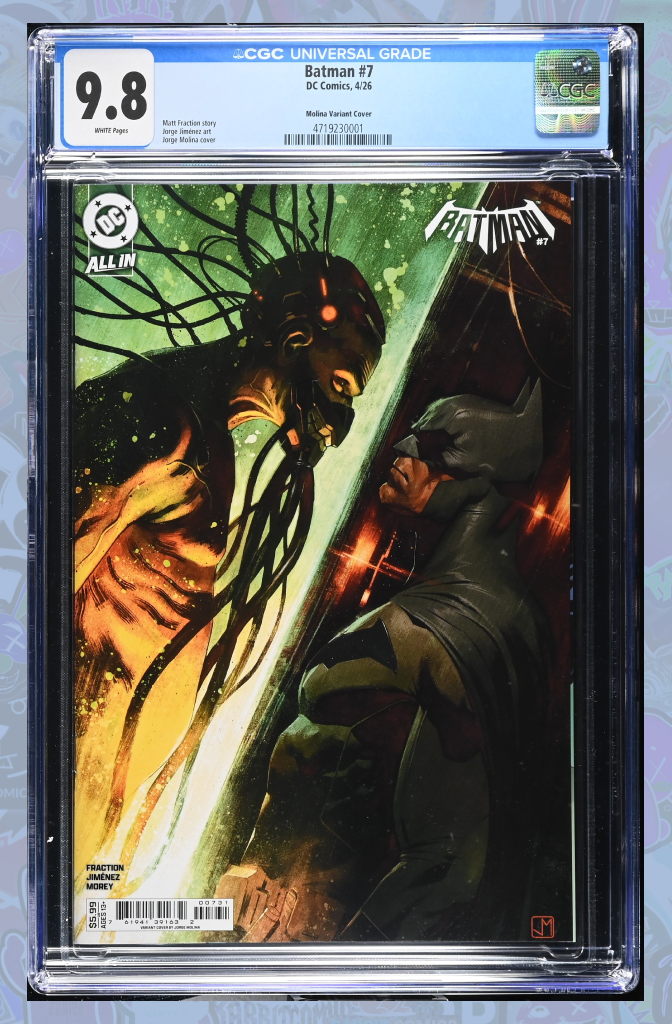 Batman #7 Cover C Jorge Molina Card Stock Variant | CGC 9.8
