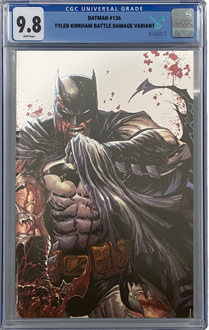 Batman #136 | Kirkham Battle Damaged SDCC Virgin Variant | CGC 9.8