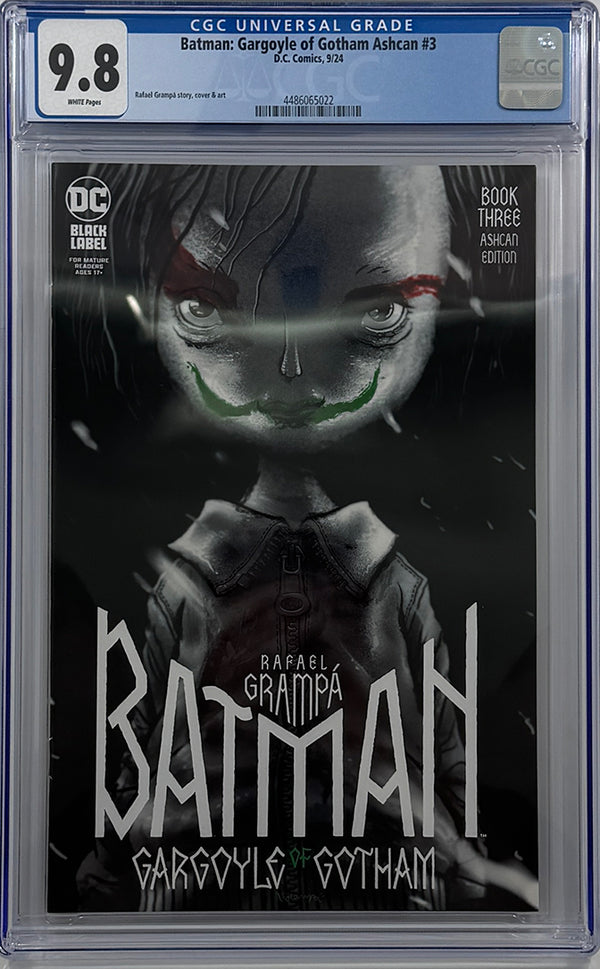 Batman: Gargoyle of Gotham #3 | Grampa Ashcan Edition | CGC 9.8