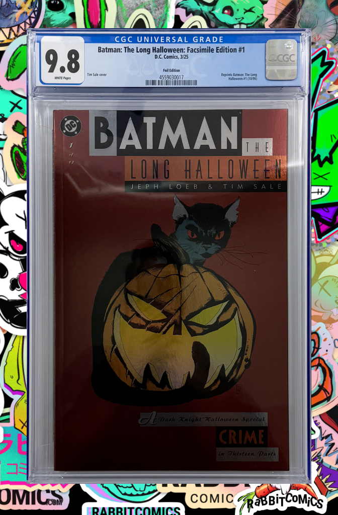 BATMAN THE LONG HALLOWEEN #1 | FACSIMILE EDITION CVR B TIM SALE FOIL VAR | CGC 9.8