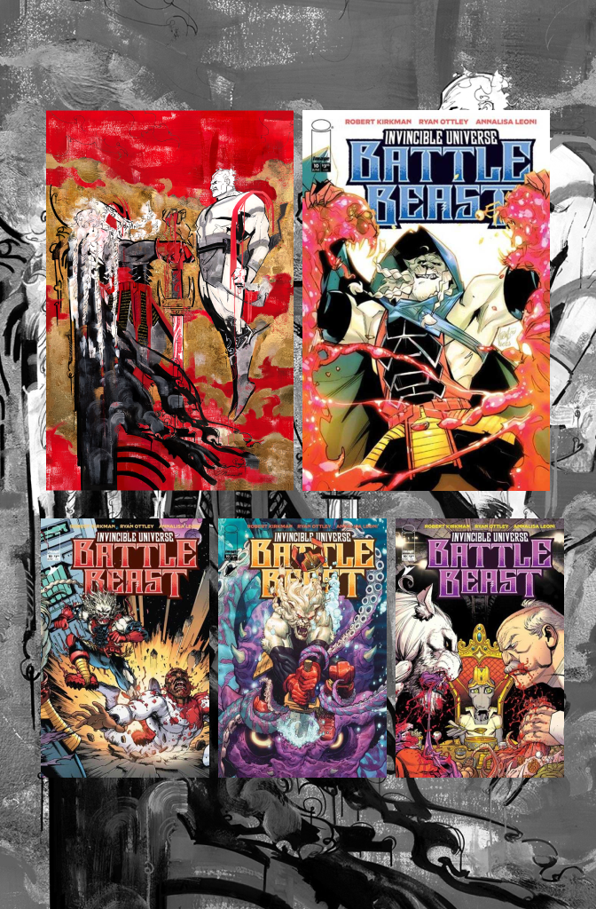 Battle Beast #10 - Cover A, B, 1:10, 1:25 Ratio + Exclusive