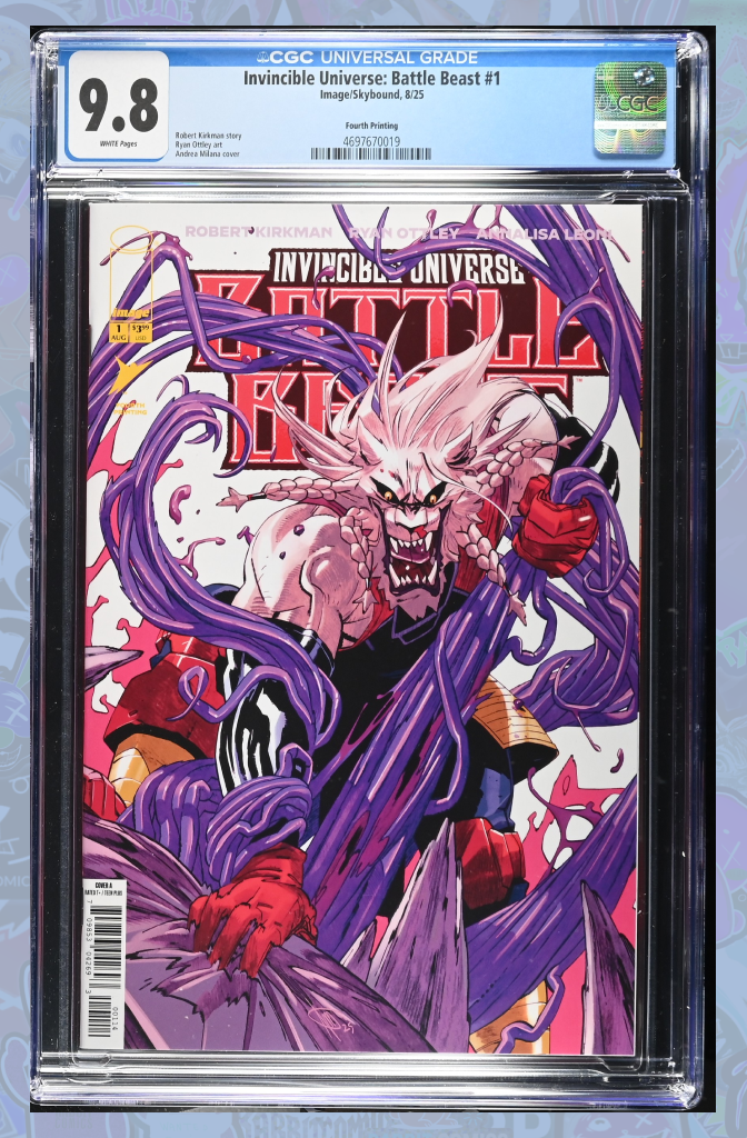 Invincible Universe Battle Beast #1 4TH Printing | CGC 9.8