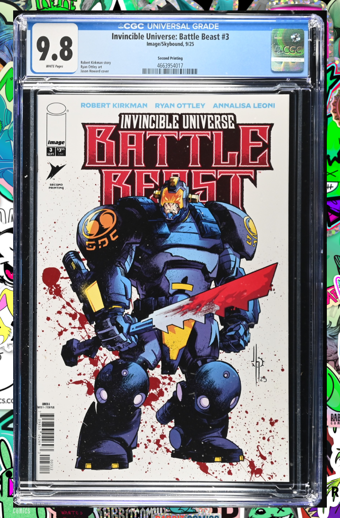 Invincible Universe Battle Beast #3 2nd Printing Cover A Jason Howard | CGC 9.8