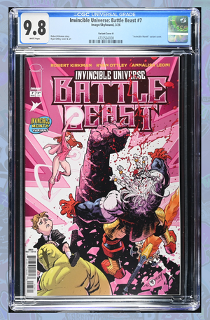 Invincible Universe Battle Beast #7 Cover H Ryan Ottley Invincible Team Up Variant | CGC 9.8