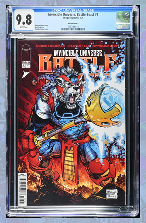 Invincible Universe Battle Beast #7 Cover B Todd McFarlane Variant | CGC 9.8