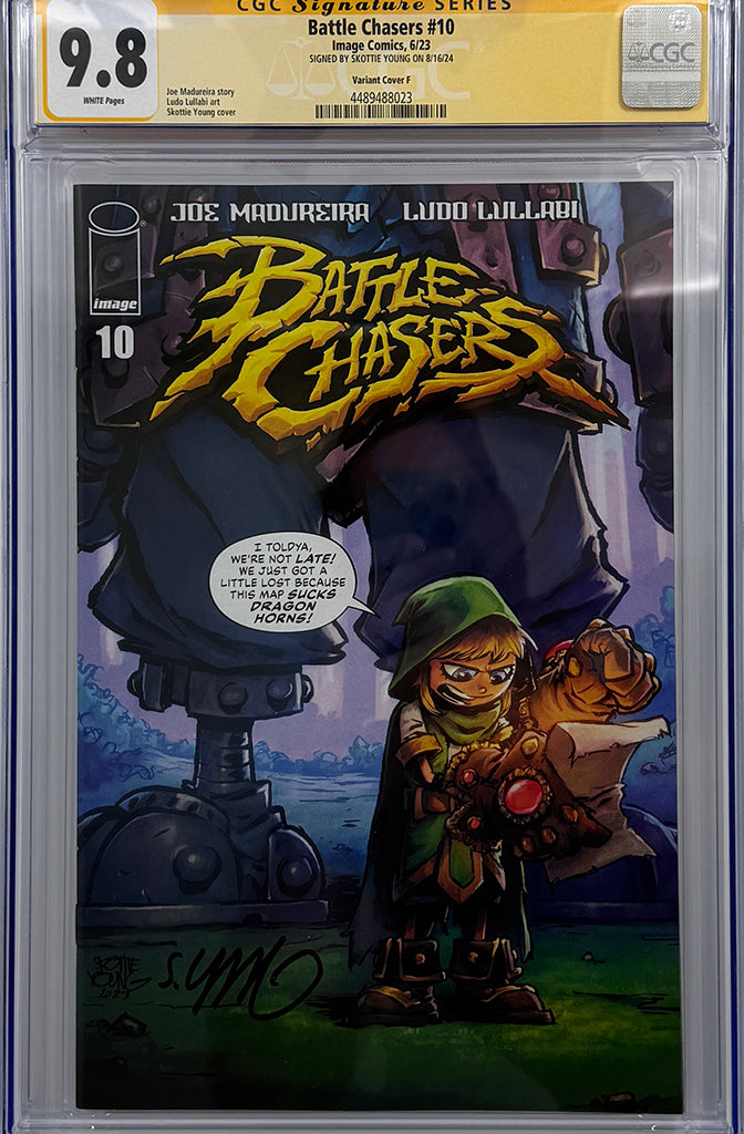 Battle Chasers #10  | Young Variant | Signed by Skottie Young | CGC SS 9.8