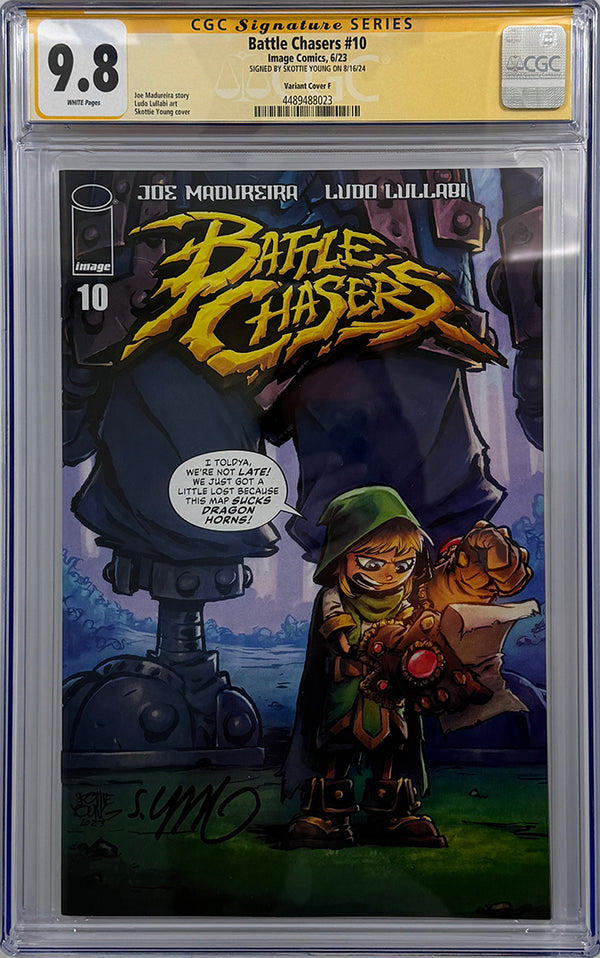 Battle Chasers #10  | Young Variant | Signed by Skottie Young | CGC SS 9.8