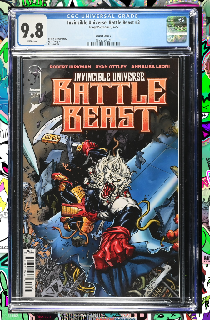 Invincible Universe Battle Beast #3 | Cover C 1:10 Ratio Ej Su Connecting Variant | CGC 9.8