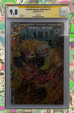 BATTLE BEAST #1 | CVR G INC 1:100 RATIO JONBOY MEYERS FOIL VAR | CGG SS 9.8