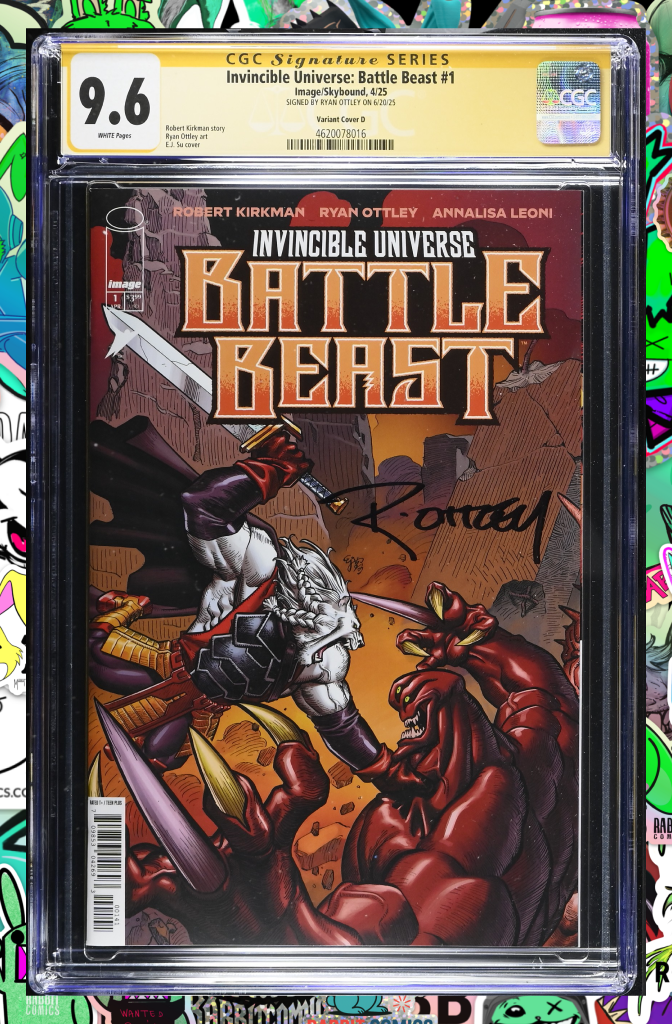 BATTLE BEAST #1 | CVR D INC 1:10 RATIO EJ SU VAR | CGC SS 9.6