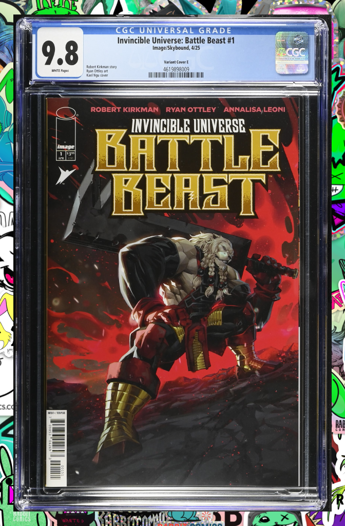 BATTLE BEAST #1 | CVR E INC 1:25 RATIO KAEL NGU VAR | CGC 9.8