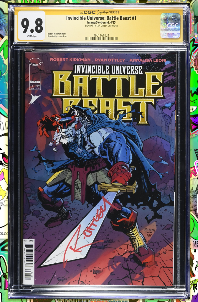 BATTLE BEAST #1 | CVR A | Signed by Ryan Ottley | CGC SS 9.8
