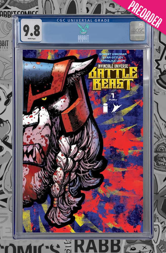 BATTLE BEAST #1 | CVR J RYAN OTTLEY DIE CUT VARIANT | CGC 9.8 | PREORDER