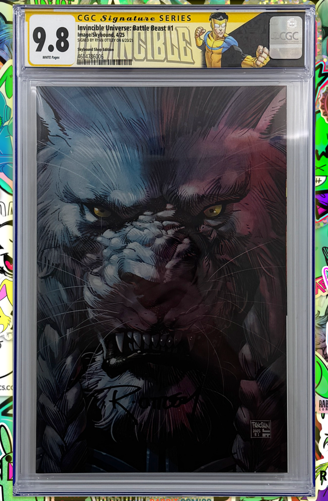 Battle Beast #1 | Panosian Foil Variant | Signed by Ryan Ottley | CGC SS 9.8 (Invincible Label)