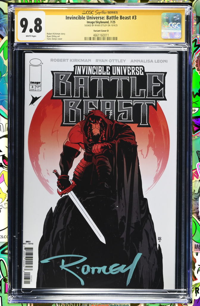 Invincible Universe Battle Beast #3 | Cover D 1:25 Ratio | CGC SS 9.8