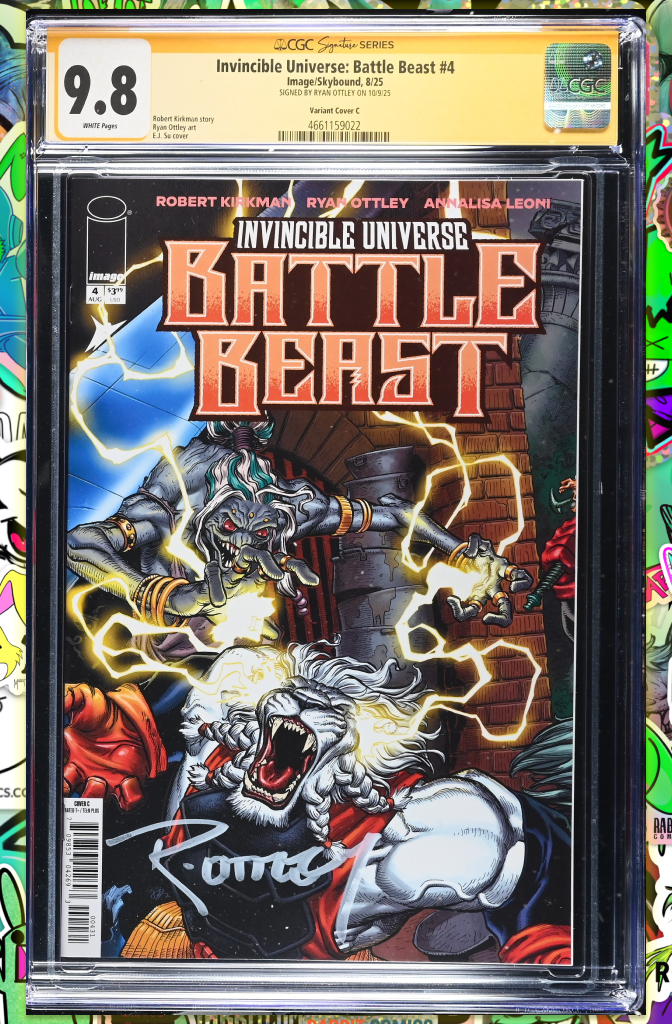 Invincible Universe Battle Beast #4 Cover C 1:10 Ratio | CGC SS 9.8