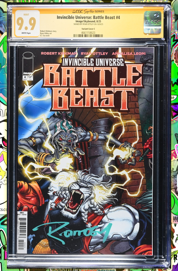 Invincible Universe Battle Beast #4 Cover C 1:10 Ratio | CGC SS 9.9