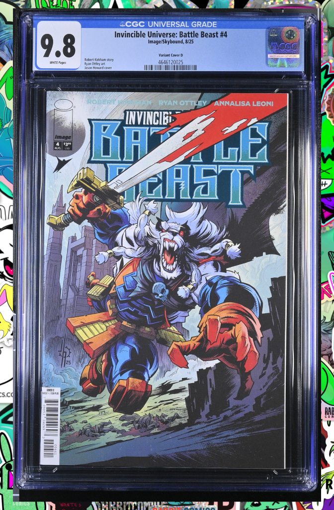 Invincible Universe Battle Beast #4 Cover D 1:25 Ratio | CGC 9.8