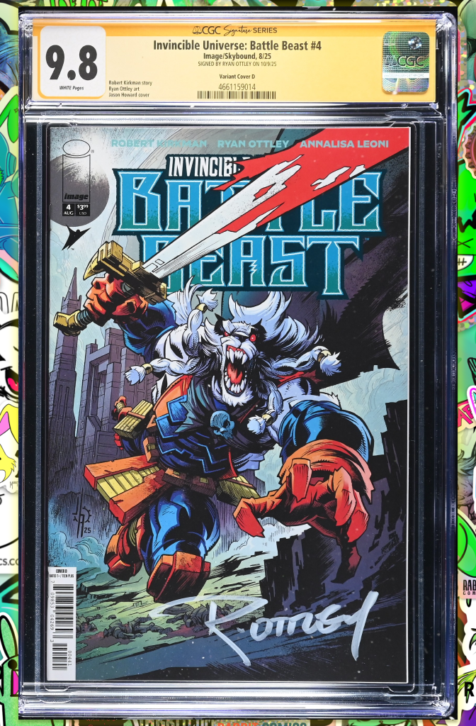 Invincible Universe Battle Beast #4 Cover D 1:25 Ratio | CGC SS 9.8