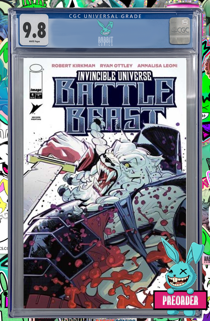 Invincible Universe Battle Beast #4 2 Nd Printing Cover B Jason Howard | CGC 9.8 | PREORDER