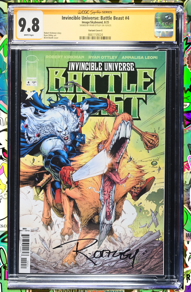 Invincible Universe Battle Beast #4 Cover E 1:50 Ratio | CGC SS 9.8