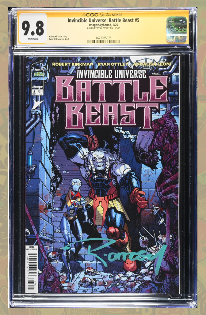 Invincible Universe Battle Beast #5 Cover A Ryan Ottley & Annalisa Leoni | CGC SS 9.8