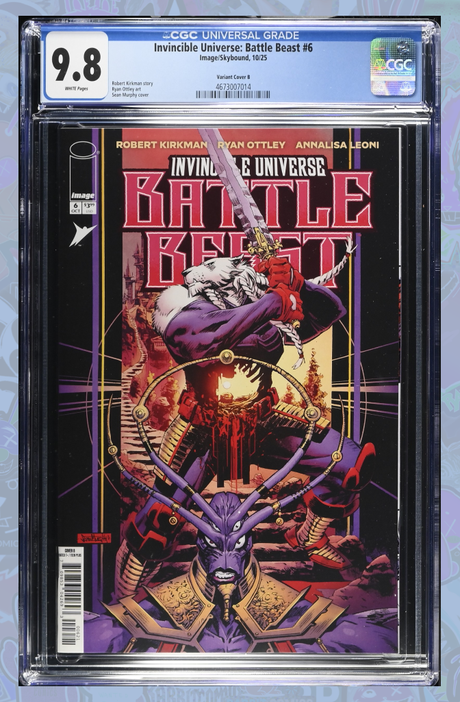 Invincible Universe Battle Beast #6 Cover B Sean Murphy & Simon Gough Variant | CGC 9.8