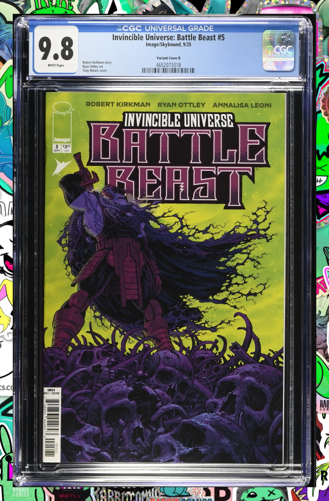 Invincible Universe Battle Beast #5 Cover B Tony Moore Variant | CGC 9.8