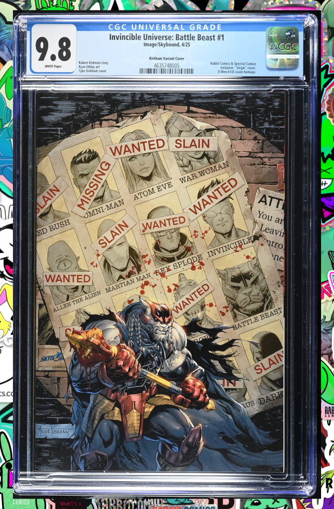 BATTLE BEAST #1 | TYLER KIRKHAM VIRGIN VARIANT | CGC 9.8 | PREORDER