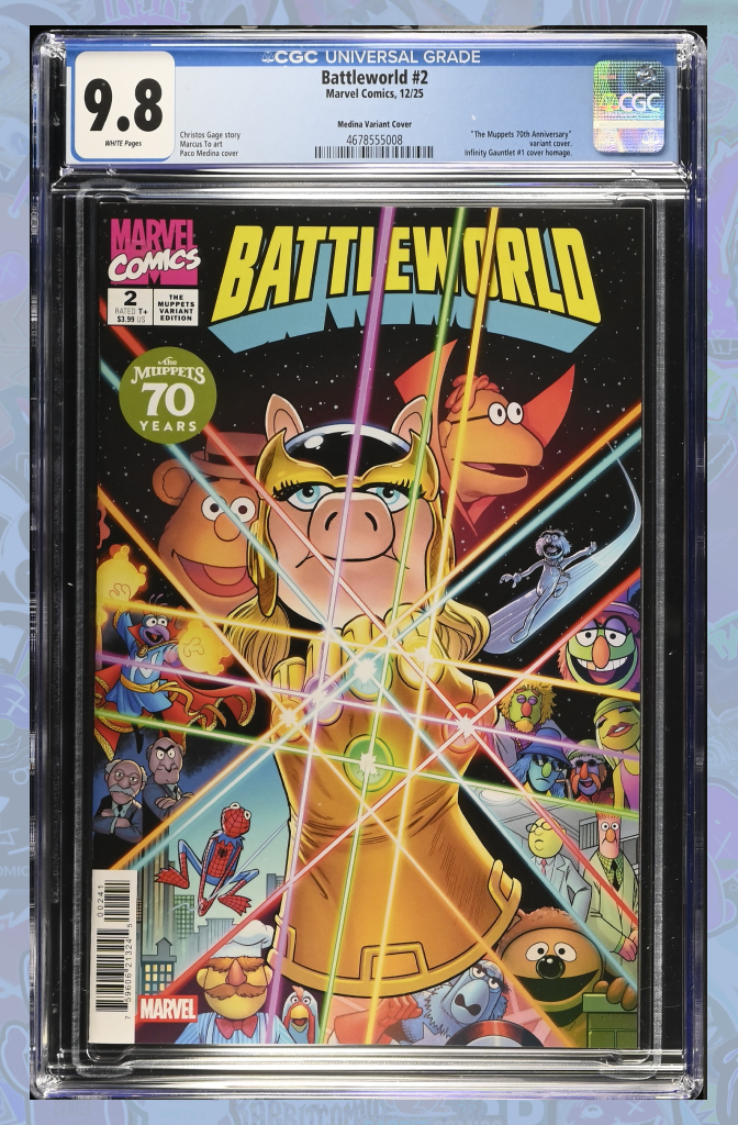 Battleworld #2 Paco Medina Muppets Variant | CGC 9.8