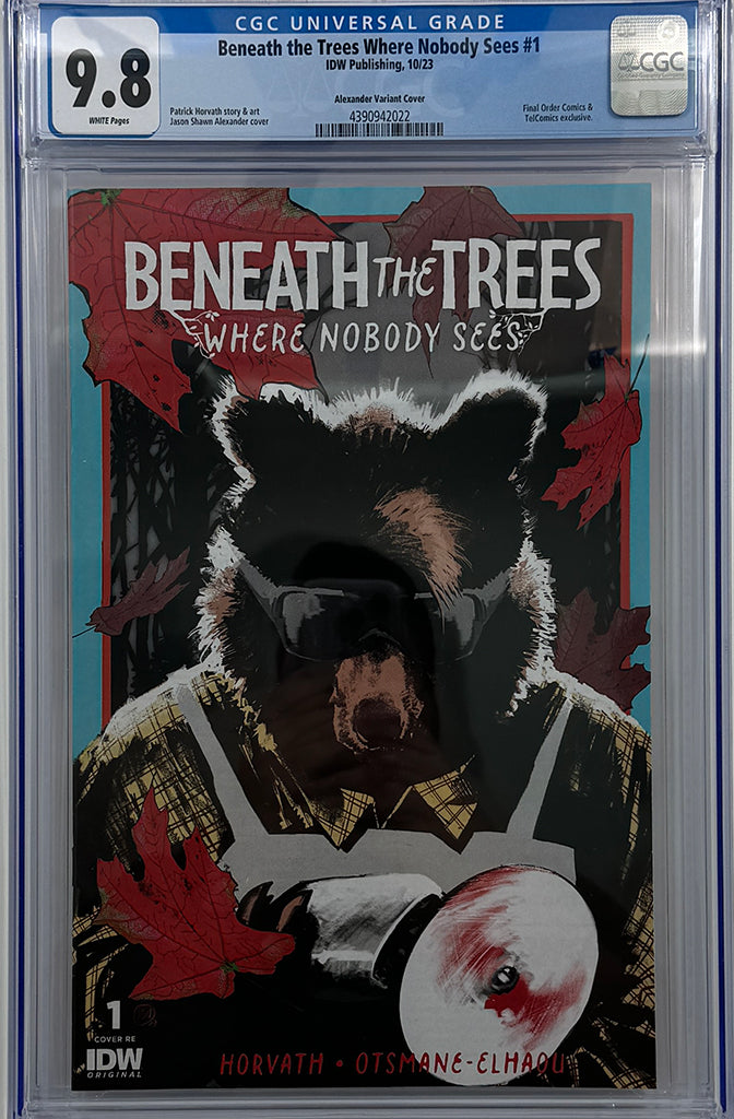 Beneath The Trees Where Nobody Sees #1 | Jason Shawn Alexander Variant | CGC 9.8