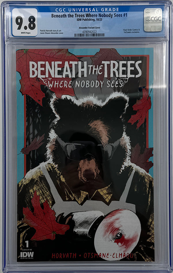 Beneath The Trees Where Nobody Sees #1 | Jason Shawn Alexander Variant | CGC 9.8