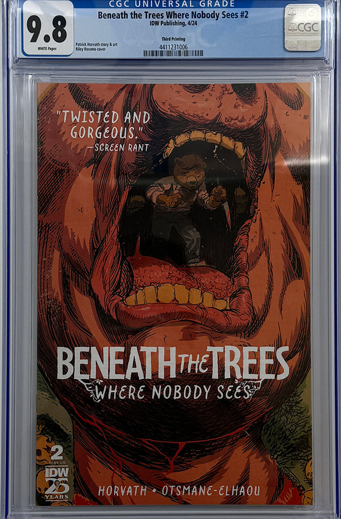 Beneath the Trees Where Nobody Sees #2 | Cover A (Rossmo) (3rd Print) | CGC 9.8